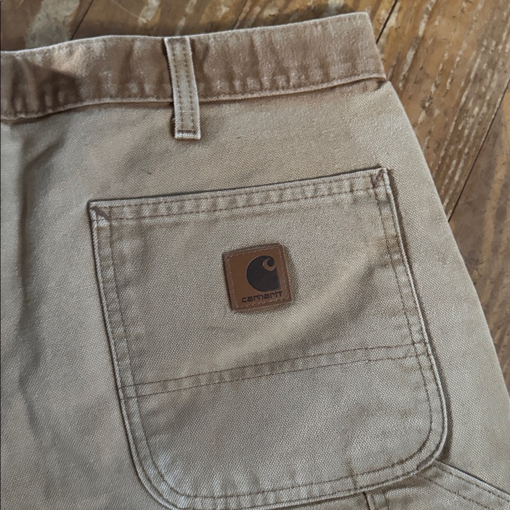 Carhartt Men's Cargo Shorts in Tan - Picture 2 of 7